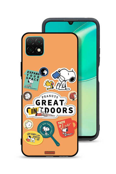 Tolwak غطاء حماية لهاتف هواوي نوفا Y60 بملصقات الفول السوداني