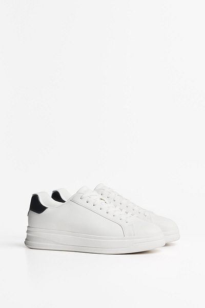 Bershka Minimalist lace-up trainers