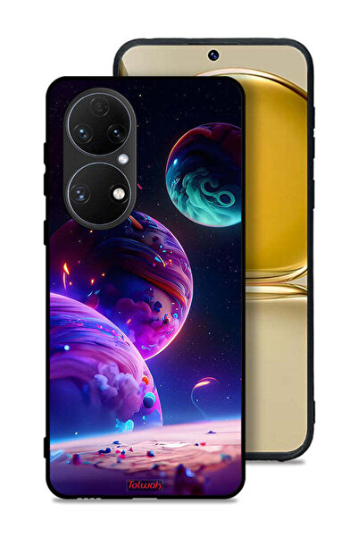 Tolwak غطاء حماية بتصميم كوكبي لهاتف هواوي P50E