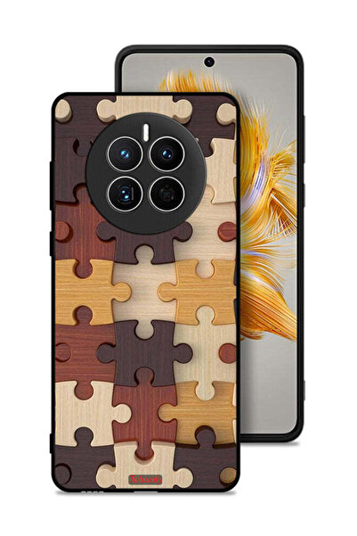 Tolwak غطاء حماية لهاتف هواوي ميت 50 بنمط خشبي