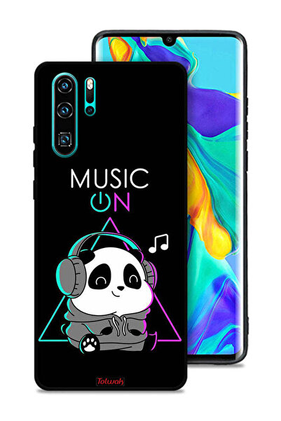 Tolwak غطاء حماية لهاتف هواوي P30 Pro بطبعة موسيقى الباندا
