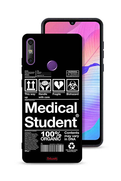 Tolwak غطاء حماية لهاتف هواوي إنجوي 20e، ملصق لطلاب الطب