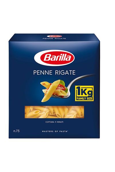 Barillla Paste scurte penne rigate n73 Barilla, 1000g
