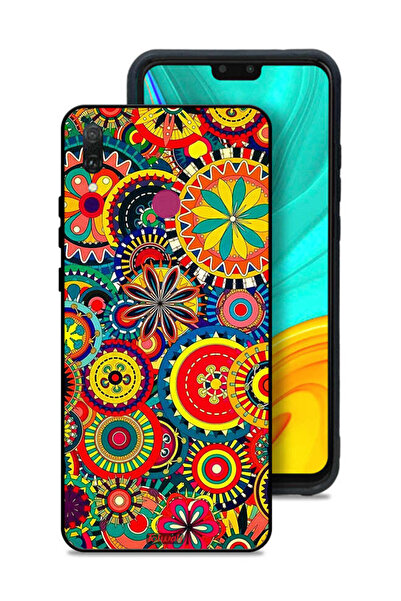 Tolwak غطاء حماية لهاتف هواوي Y9 (2019) بنمط ماندالا ملون