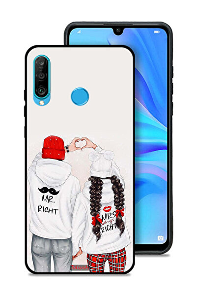 Tolwak غطاء حماية لهاتف هواوي P30 لايت - يمين ويسار دائمًا