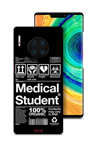 Tolwak غطاء حماية لهاتف هواوي ميت 30 برو، ملصق طالب الطب