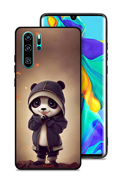 Tolwak غطاء حماية لهاتف هواوي P30 Pro بتصميم باندا صغير لطيف