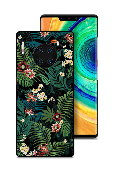 Tolwak غطاء حماية لهاتف هواوي ميت 30 إي برو 5G بنقشة أوراق استوائية