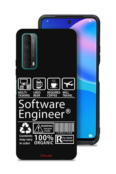 Tolwak غطاء حماية لهاتف هواوي بي سمارت (2021) - ملصق مهندس برمجيات