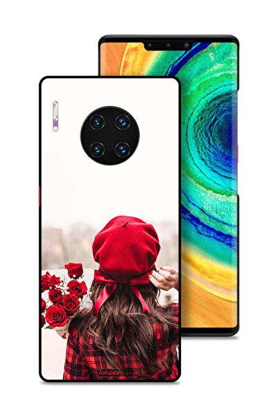 Tolwak غطاء حماية لهاتف هواوي ميت 30 إي برو 5G يحمل زهورًا
