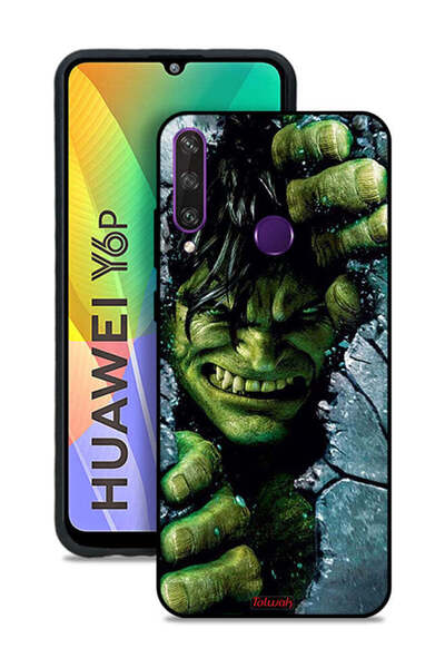 Tolwak غطاء حماية هواوي Y6p بتصميم هالك المذهل