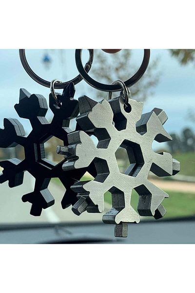 Shengruili 20 In 1 Diy Multifunctional Tool Set Of 2, Stainless Steel, Black/silver, 6.9 X 6.9 Cm