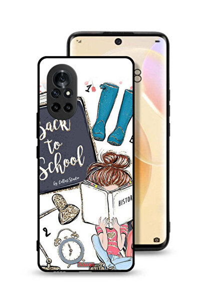 Tolwak غطاء حماية لهاتف هواوي نوفا 8 بتصميم فتاة مدرسية تقرأ التاريخ