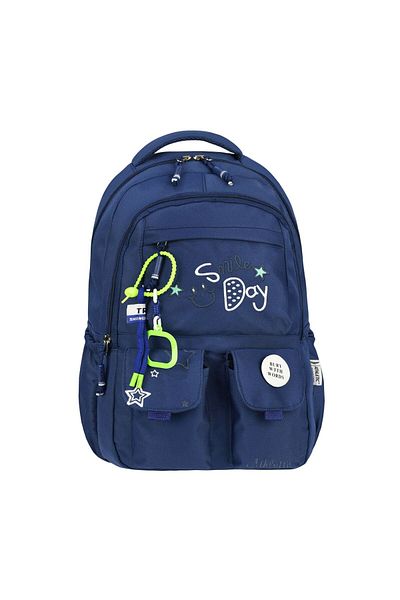 Adalinhome Rucsac de școală unisex în stil coreean Smile Day