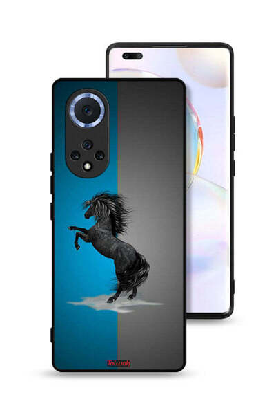 Tolwak غطاء حماية لهاتف Honor 50 Pro بتصميم فن الحصان