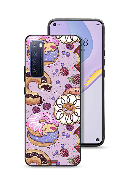 Tolwak غطاء حماية لهاتف هواوي نوفا 7 5G برسومات دوناتس آرت