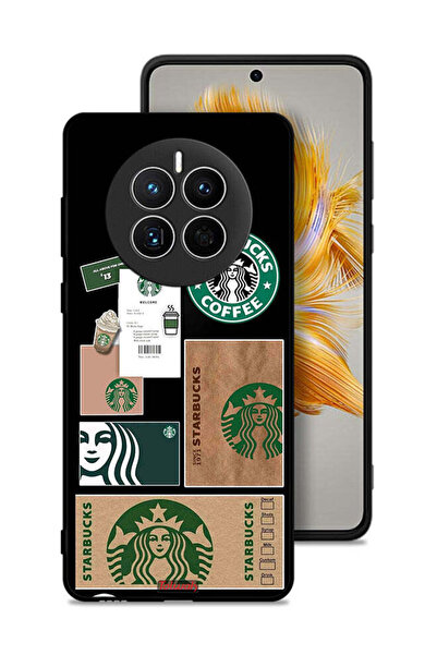 Tolwak غطاء حماية لهاتف هواوي ميت 50 - ملصق ستاربكس