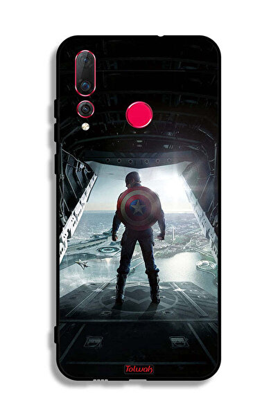 Tolwak Huawei nova 4 Protective Case Cover Portrait Display Captain America
