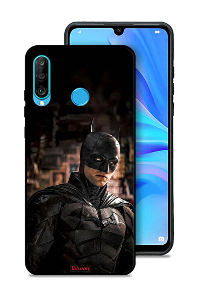 Tolwak غطاء حماية لهاتف هواوي P30 لايت بتصميم باتمان