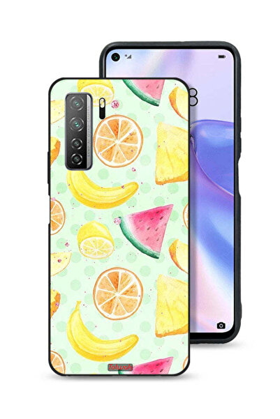 Tolwak غطاء حماية واقٍ لهاتف هواوي نوفا 7 SE 5G بألوان مائية وفواكه