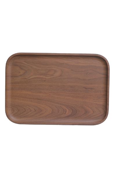Parfait Bamboo Fibre Rectangular Serving Plate Brown 30 x 20cm