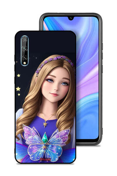 Tolwak غطاء حماية لهاتف هواوي بي سمارت إس - فتاة فراشة لطيفة