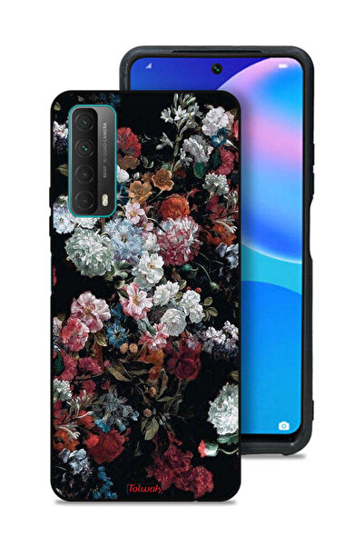 Tolwak غطاء حماية لهاتف هواوي بي سمارت (2021) بنقشة الورود العتيقة