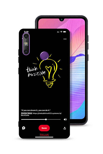Tolwak غطاء حماية لهاتف هواوي إنجوي 20e - فكر بإيجابية