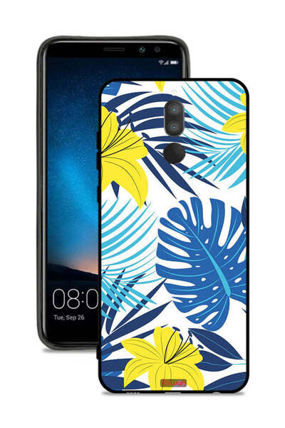 Tolwak غطاء حماية لهاتف هواوي ميت 10 لايت بتصميم ريش وزهور