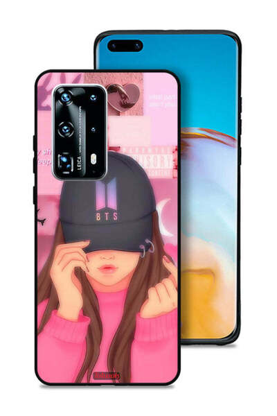 Tolwak غطاء حماية لهاتف هواوي P40 Pro Plus 5G بتصميم فتاة صغيرة