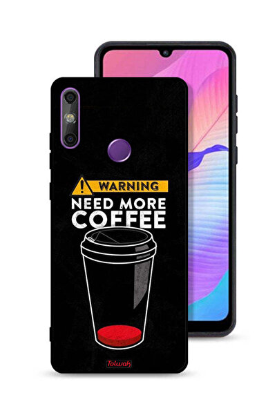 Tolwak Huawei Enjoy 20e Protective Case Cover Need More Coffee