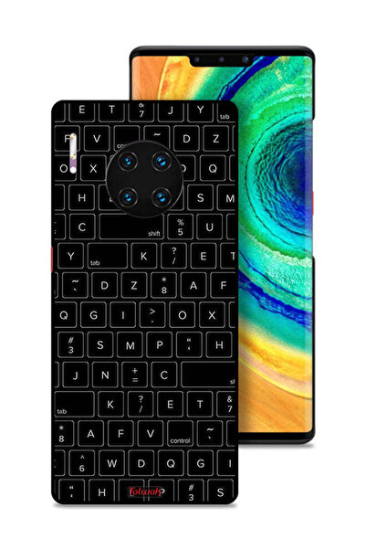 Tolwak غطاء حماية لهاتف هواوي ميت 30 إي برو 5G بنمط مفاتيح لوحة المفاتيح العش...