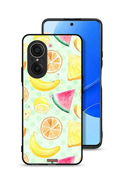 Tolwak غطاء حماية واقٍ لهاتف هواوي نوفا 9 SE بألوان مائية وفواكه
