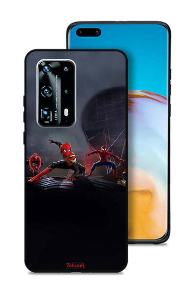 Tolwak غطاء حماية لهاتف هواوي بي 40 برو بلس 5G، ثلاثة عناكب