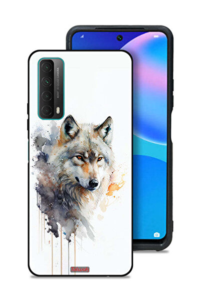 Tolwak غطاء حماية لهاتف هواوي بي سمارت (2021) بتصميم فن الذئب التجريدي