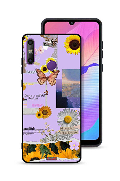 Tolwak غطاء حماية لهاتف هواوي إنجوي 20e بملصقات عباد الشمس الجميلة