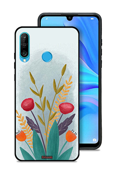 Tolwak غطاء حماية لهاتف هواوي نوفا 4e برسومات نباتية