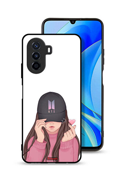 Tolwak غطاء حماية لهاتف هواوي نوفا Y70 - فتاة تصنع سناب شات