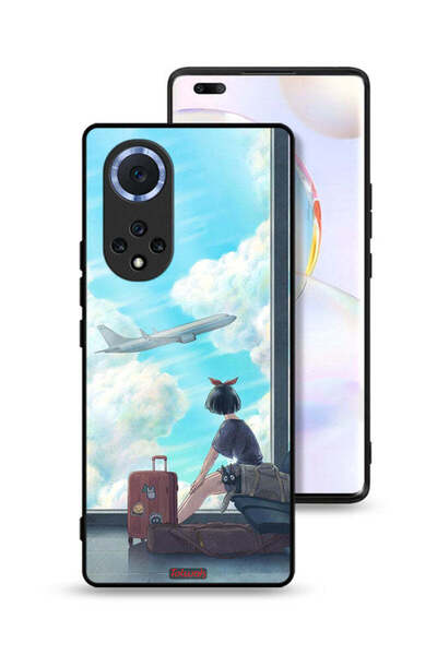 Tolwak غطاء حماية لهاتف Honor 50 Pro بتصميم فن السفر