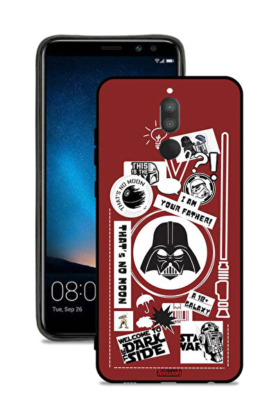 Tolwak غطاء حماية لهاتف هواوي ميت 10 لايت - ملصق "مرحبًا بكم في الجانب المظلم"