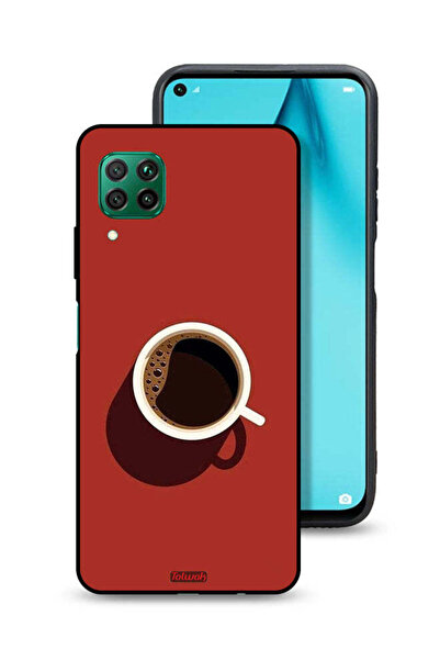 Tolwak غطاء حماية لهاتف هواوي بي 40 لايت 4G بفن فنجان القهوة