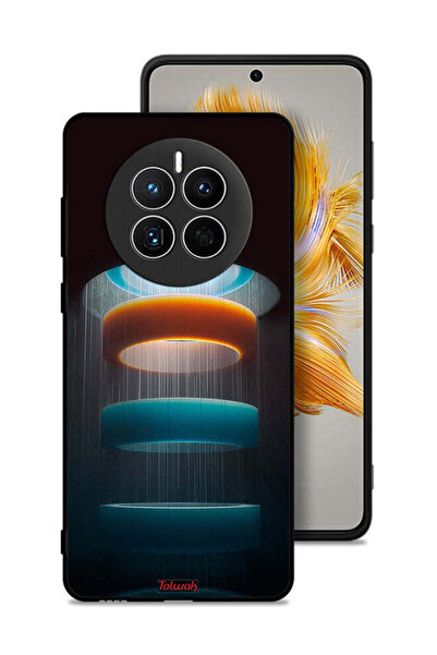 Tolwak Huawei Mate 50 Protective Case Cover Rings Art Pattern