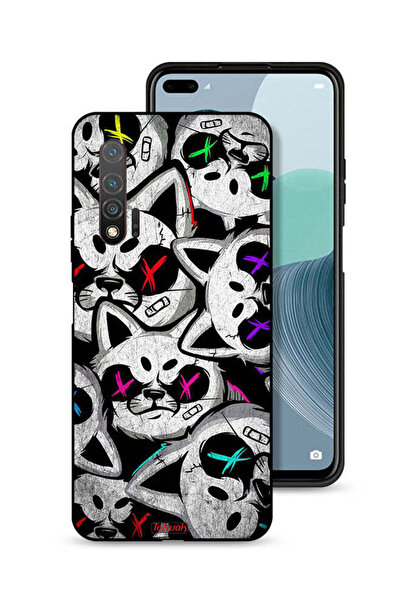 Tolwak غطاء حماية لهاتف هواوي نوفا 6 بطبعة قطط مارشميلو