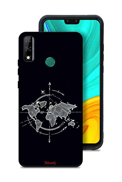 Tolwak غطاء حماية لهاتف هواوي Y8s بتصميم فن البوصلة