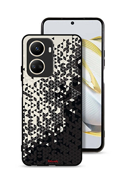 Tolwak غطاء حماية لهاتف هواوي نوفا 10 إس إي بنمط مثلث فني رقمي