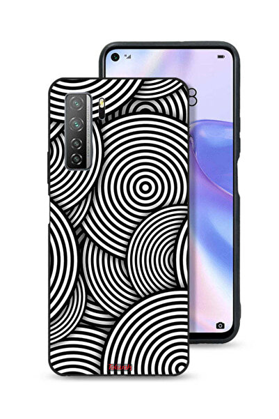 Tolwak غطاء حماية لهاتف هواوي نوفا 7 SE 5G بنمط دوائر وهمية