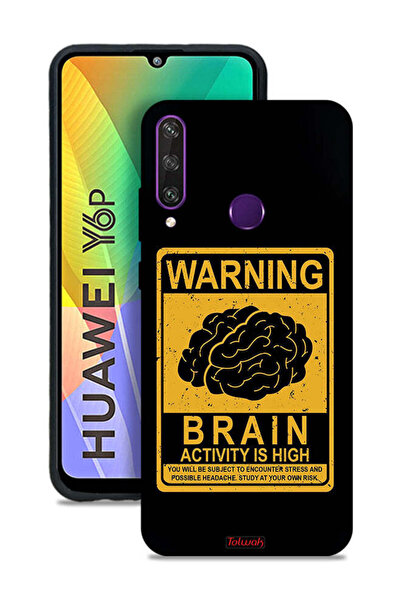 Tolwak غطاء حماية لهاتف Huawei Y6p تحذير من ارتفاع نشاط الدماغ