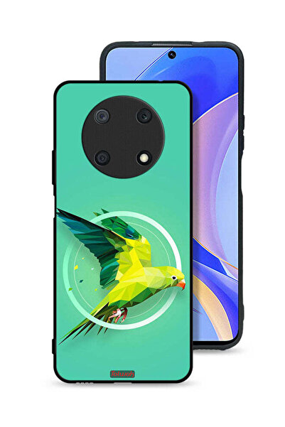 Tolwak غطاء حماية لهاتف هواوي نوفا Y90 بطبعة فن تجريدي ببغاء