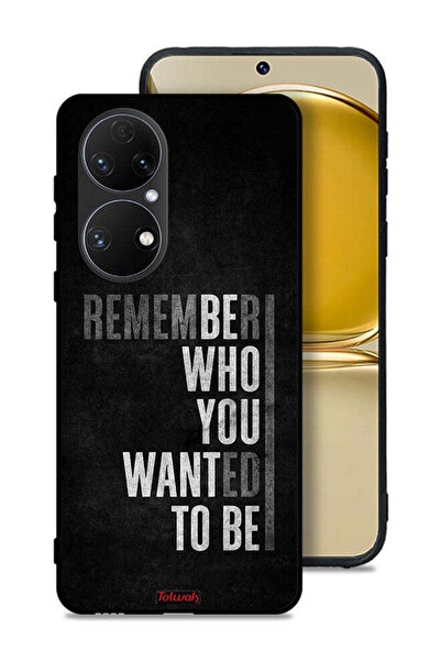 Tolwak غطاء حماية لهاتف هواوي P50E تذكر من أردت أن تكون