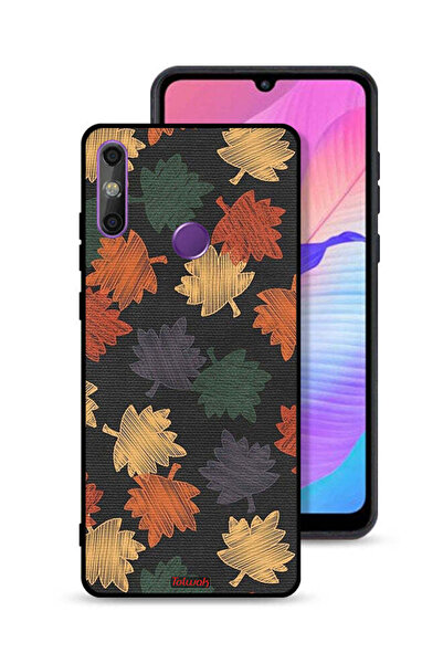 Tolwak غطاء حماية لهاتف هواوي إنجوي 20e برسومات أوراق الخريف